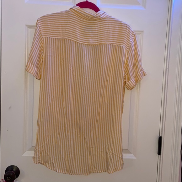 AE Striped Short Sleeve Button Up Shirt - Picture 7 of 7